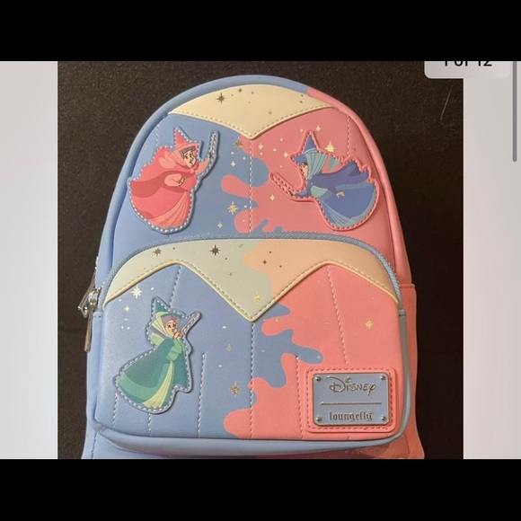 Loungefly Handbags - Pink and blue